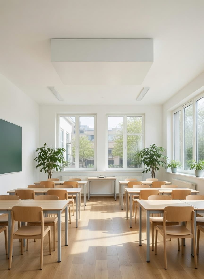 Commercial space with climate control