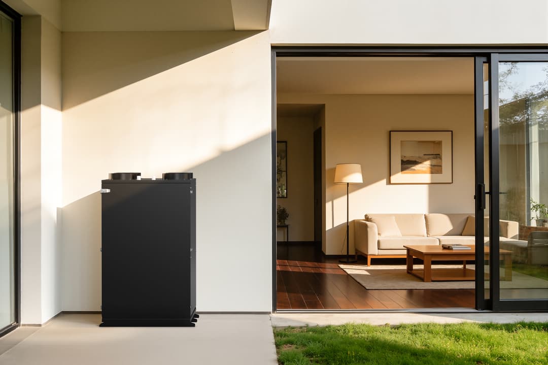 Air Comfort outdoor unit on terrace